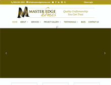 Tablet Screenshot of masteredgehomes.com